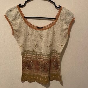 Y2K Bohemian Sleeveless Top